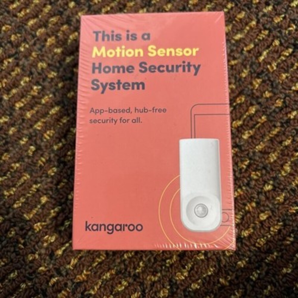 Kangaroo Home App Based Security System with Motion Sensors Sealed
